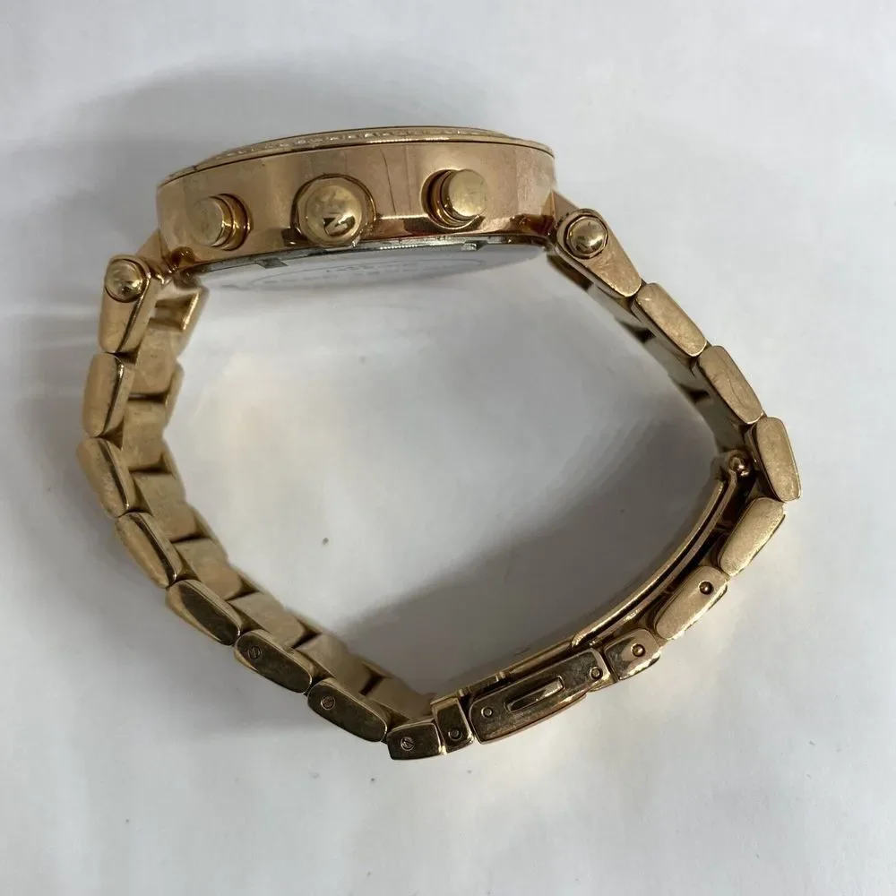 Michael Kors MK5491 Women's Gold Stainless Steel Analog Dial Geniune Watch GE435